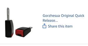 Extensor de Cinturón de Seguridad Ajustable para Automóvil, Extensor de Cinturón de Seguridad Universal de Alta Calidad de 12 cm - Product Image 4