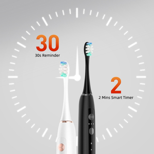 Venta al por mayor logotipo personalizado cuidado bucal cepillo de dientes ultrasónico OEM de alta calidad Limpieza de dientes cepillo de dientes eléctrico automático recargable - Product Image 4
