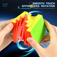 Compétition professionnelle 8x8x8 jouet cube jeu en plastique éducatif personnalisé cubes magiques
