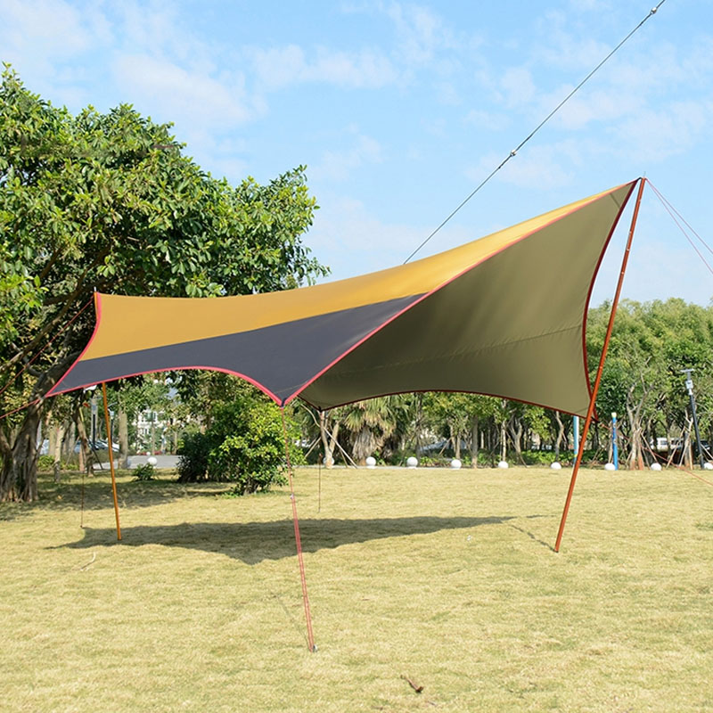 Custom  picnic sunshade large tarp gazebo tents camping fly sheet