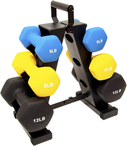Quả Tạ Lục Giác Cao Su Tổng Hợp Vinyl Giá Rẻ Tùy Chỉnh 2/3/5lb Thiết Bị Tập Gym Bộ Quả Tạ Điều Chỉnh Được - Product Image 2