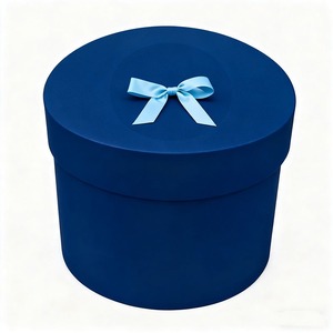 High quality customized luxury paper box candy gift box ribbon wedding round tube gift box can be customized according to needs - Product Image 6