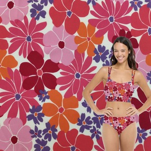 Đồng Bằng Nhuộm Căng Cao Licra Bơ Phù Hợp Với 80% Nylon 20% Spandex Nylon Hoa In Yoga Đồ Bơi Vải Cho Chặt Chẽ Xà Cạp - Product Image 1