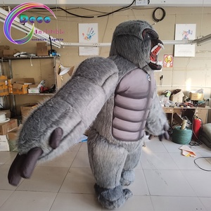 Costume de gorille gonflable géant à fourrure pour Halloween Cosplay taille <span class=keywords><strong>adulte</strong></span> - Product Image 2