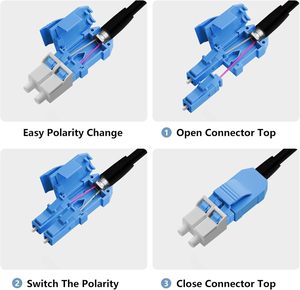 Câble de branchement optique extérieur FTTH monomode avec gaine LSZH pour connexion <span class=keywords><strong>Internet</strong></span> haut débit et télécommunications - Product Image 2