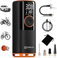 Pompa Udara Digital Nirkabel Isi Ulang dengan Plastik ABS hingga 150PSI Pompa Ban Elektrik Nirkabel 6000mah & Bola-bola