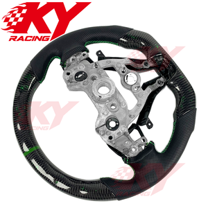 Accesorios Interiores para Automóviles Hyundai VelosterN Elantra N I20N I30N, Volante Deportivo Personalizado de Fibra de Carbono - Product Image 3