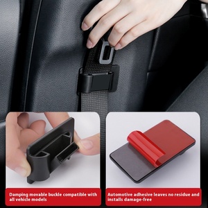 Ceinture de sécurité universelle à 3 points Fournitures de voiture Réglage du limiteur de stabilité anti-bruit Ceinture de sécurité à secousses pour tous les modèles - Product Image 4