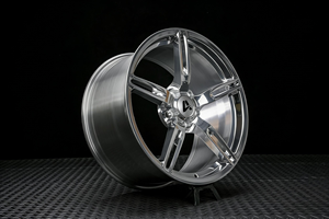 Jantes forgées 3D de 20 à 24 pouces |   Insert noir brillant pour SUV de luxe grand format et berlines haute performance - Product Image 5