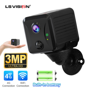 LS VISION Alarmes audio bidirectionnelles Infrarouge Rohs Certifié 3MP 4G Mini Wifi Caméra sans fil Ubox App - Product Image 2