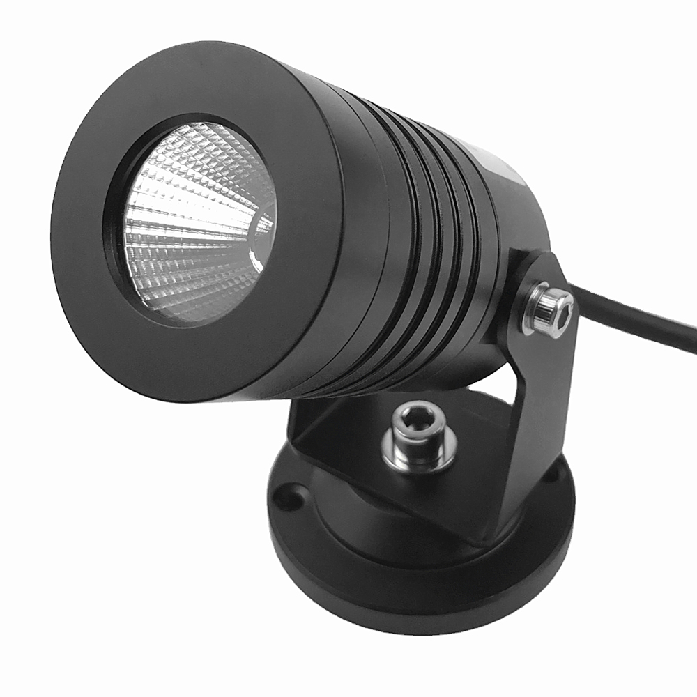 High Lumen LED DC/AC 12V Warm White Spike Light Outdoor Flood Light Garden Driveway IP65 Waterproof Aluminum Housing Landscape