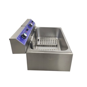 Friteuse électrique commerciale 12L en acier inoxydable pour restaurant, <span class=keywords><strong>poulet</strong></span> frit, frites, usage professionnel <span class=keywords><strong>de</strong></span> restauration - Product Image 5