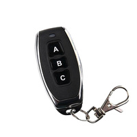Control Remoto Universal Inalámbrico RF de 2/3/4 Botones, 433MHz, con Función de Copia y Clonación de Código, para Puertas de Garaje, Metálico, Alcance de 50m