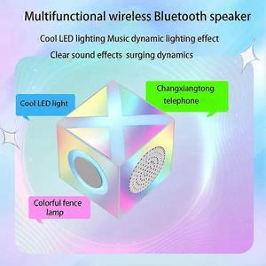 Nuevos productos, luz de noche Led láser colorida, lámpara de mesita de noche, caja de sonido inalámbrica, altavoz Bluetooh, regalos para niños - Product Image 4