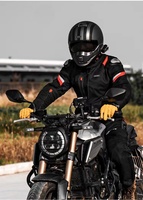 Couleurs de mode ensemble d'aventure chaud de veste de moto d'équitation de course et de coussinets de pantalon