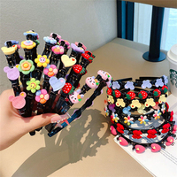 Aksesoris Rambut Korea Ms-835, Jepit Rambut Bunga Lucu untuk Anak Perempuan, Headband Kartun untuk Anak Bayi Perempuan dengan Jepit Rambut