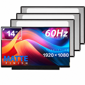 หน้าจอแล็ปท็อปแบบบางขนาด 14 นิ้ว ความละเอียด 1920x1080 Full HD 60Hz EDP 30 พิน ไม่ใช่ระบบสัมผัส รุ่น B140HAN04.1 NV140FHM-N61 สำหรับการค้าขาย - Product Image 2