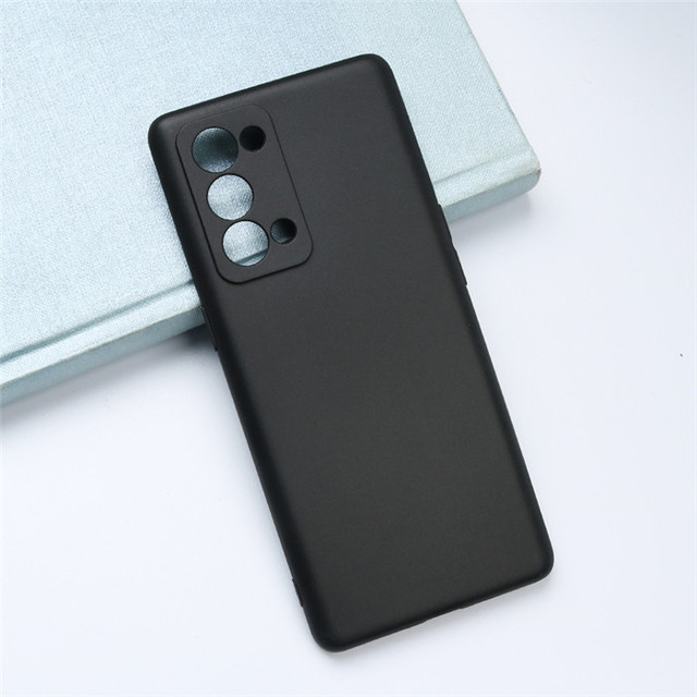 Silicone Matte Phone Case for Oppo Reno 5 6 Pro Plus K9 A74 A93 A54 Shockproof Frosted Tpu Cover