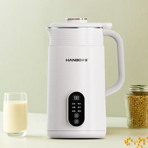 HANBO Fabrik preis 1L geräuscharme Sojabohnen milch maschine Küchenmaschine Sojamilch hersteller brechen Wand Lebensmittel mixer Sojabohnen milch maschine - Product Image 2