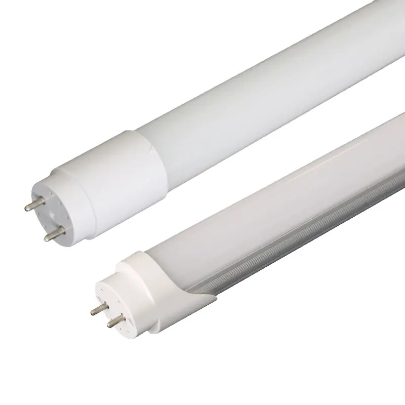 โคมไฟ LED T8ในโกดังโรงรถโคมไฟ LED 90 IP65หลอดไฟฟลูออเรสเซนต์แก้ว G13 0.6เมตร1.2เมตร4ft LED 18W 95