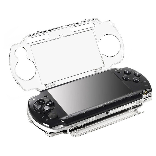 For PSP1000/PSP3000/PSP2000 Universal Transparent PC Case High Permeability Crystal Protector Shell