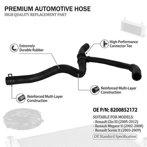 Manguera Inferior de Refrigerante para Radiador EPDM OE 8200852172, Reemplazo 6001547049, 8200750020, 215011214R para Lada, Dacia, <span class=keywords><strong>Renault</strong></span> Largus - Product Image 2