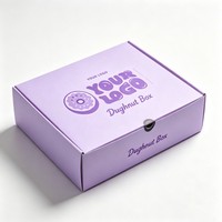 Boîte en papier biodégradable personnalisable de qualité alimentaire pour emballage de Noël, chocolat, biscuits, beignets, pain – Vente en gros