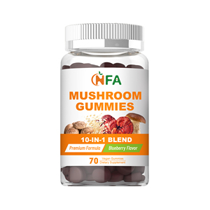 OEM ODM Mushroom Gummies with Herbal Equivalent Support Immune <b>Metabolic</b> Energy Muscle Cognitive Memory Rebalance Mood - Product Image 1