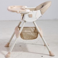 Chaise haute pliable pour enfants 4 en 1, table pliable, chaise haute multifonctionnelle de haute qualité, chaise haute pour bébé en plastique