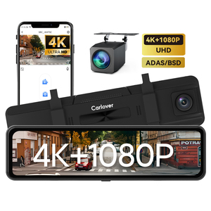 Carlover 12 Inch Touch Screen 4K ADAS WIFI AI Dashcam <strong>Rear</strong> <strong>View</strong> <strong>Mirror</strong> Dash Cam Dual Lens Car Camera with BSD for Car Dvr - Product Image 1