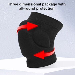 شعار مخصص الكرة الطائرة الرياضة الرقص سميكة مقاومة للاهتراء الإسفنج منصات الركبة دعم الركبة هدفين الأكمام - Product Image 4