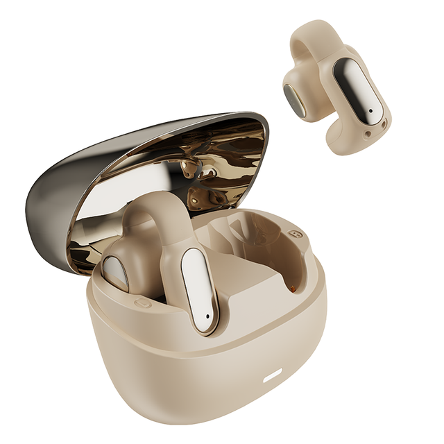 Factory Ear Clip Deep Bass TWS V5.4 for Earbuds Low Latency Noise Cancelling Digital Display IPX5 Waterproof 20+ Hours