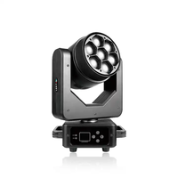Projecteur LED mobile 7x40W avec zoom pour éclairage de scène, DJ, concert, fête