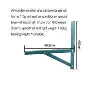 Support Métallique Extérieur pour Climatiseur 3P – Fixation Triangulaire Manuelle pour Climatisation