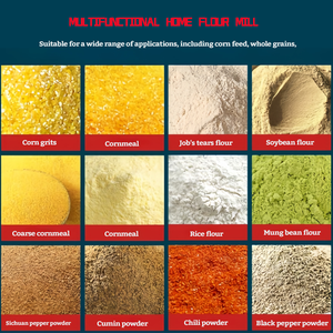 Molino de <span class=keywords><strong>Harina</strong></span> Ultrafino, Molinillo de Maíz, Molino Doméstico, Pequeña Trituradora para Granos Enteros - Product Image 3