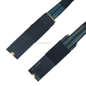 Adaptador PCIe 5,0 M.2 a U.2 1,6 pies (50cm) Cable NVMe SSD con salida izquierda de 15 pines Material de cobre Accesorios de computadora en stock - Product Image 4