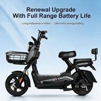 Vélo électrique léger en gros, moteur brushless 72V 800W, freins à disque hydrauliques 3 vitesses, batterie au plomb-acide