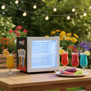 Congélateur de table Meisda SD55 de 55 litres avec porte vitrée pour <span class=keywords><strong>magasin</strong></span> de crème glacée, mini-congélateur à vendre - Product Image 1