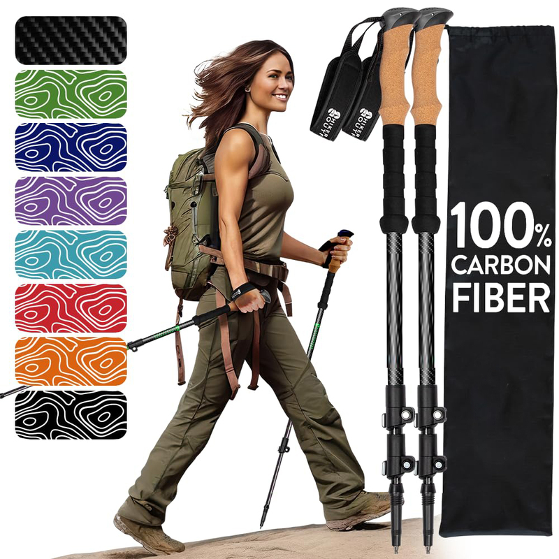 Lightweight and Compact Foldable Trekking Poles