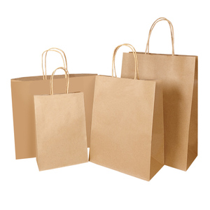 Sacs de courses en papier recyclables, directement de l'usine, avec logo pour la promotion de la marque - Product Image 6