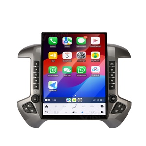 Autoradio Viknav 15,6 pouces à écran plus grand pour <span class=keywords><strong>Chevrolet</strong></span> <span class=keywords><strong>Silverado</strong></span> GMC SIERRA <span class=keywords><strong>2014</strong></span>-2018, unité principale Android, Carplay, navigation GPS, lecteur - Product Image 1