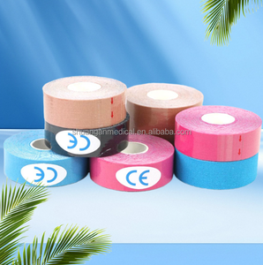 Cinta de Kinesiología KT de Algodón Premium Transpirable Sin Látex de 2.5cm*5m, Cinta Atlética Flexible para el Cuidado Muscular - Product Image 2