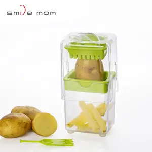 Hot Sale Kitchen French Fries Maker Manual Vegetable Chopper Potato Chipper