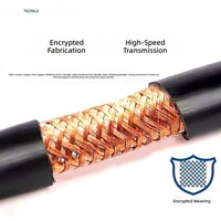 Kabel RVVP Berjaket Tahan Lama Konduktor Tembaga Berlapis Timah Tahan Api PVC 300V 0-80 untuk Sistem Alarm Kebakaran dan Pengawasan