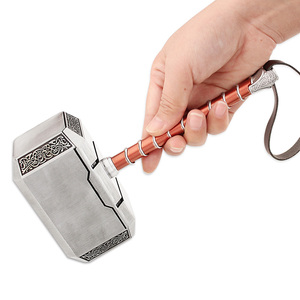 Commercio all'ingrosso di alta qualità Full Metal <span class=keywords><strong>Thor</strong></span> Hammer <span class=keywords><strong>Marvel</strong></span> Mini Axe portachiavi Movie Avenger Toy - Product Image 1