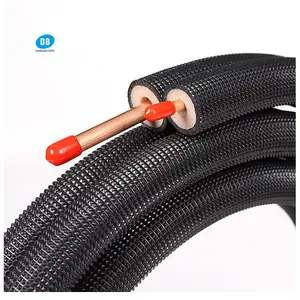High Quality Copper Pipes AC Insulated Copper Tube HVAC Air Conditioner Insulated Copper Pipe/Tube Air Conditioning Pipes