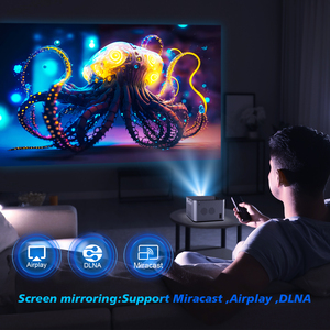<span class=keywords><strong>WiFi</strong></span> ve Internet yerleşik özellikleri ile 2024 yeni HY350 taşınabilir projektör LCD akıllı ev sineması - Product Image 5