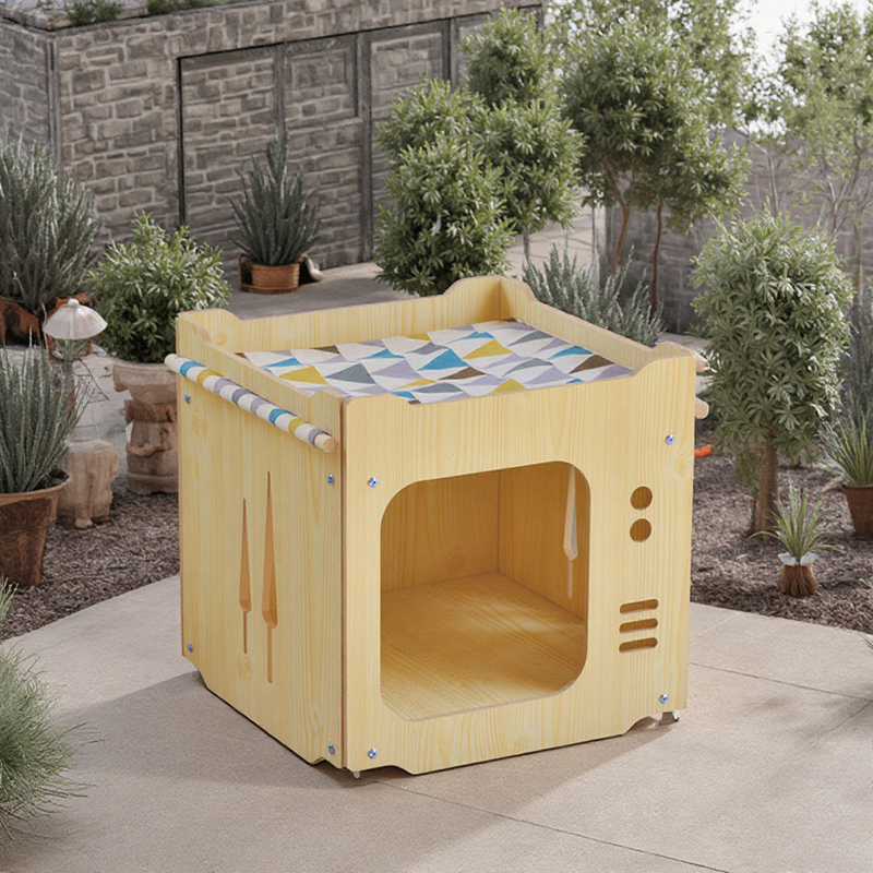 Upper and Lower Dog House Cat