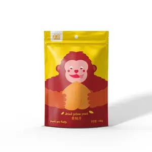 Snack Candied Fruit 35G Bảo Quản Khô Đào Vàng Bột Giấy