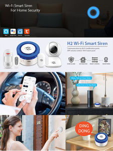 TY-H2สัญญาณเตือนภัยไซเรน110dB 433MHz, ระบบเตือนภัยไซเรนไร้สายสำหรับบ้านและชีวิตอัจฉริยะ - Product Image 4